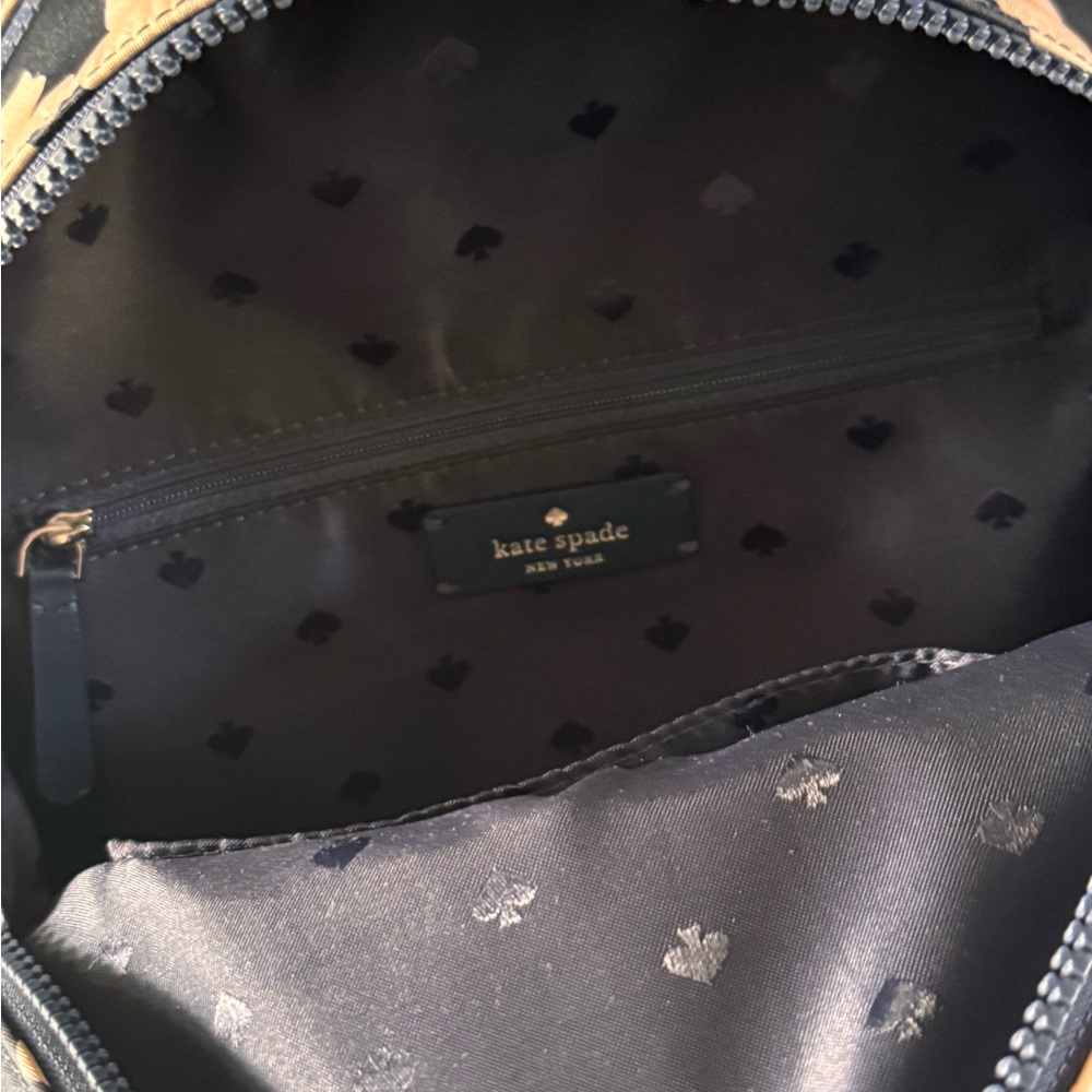 Kate Spade Floral Navy and Pink Backpack - Picture 3 of 5